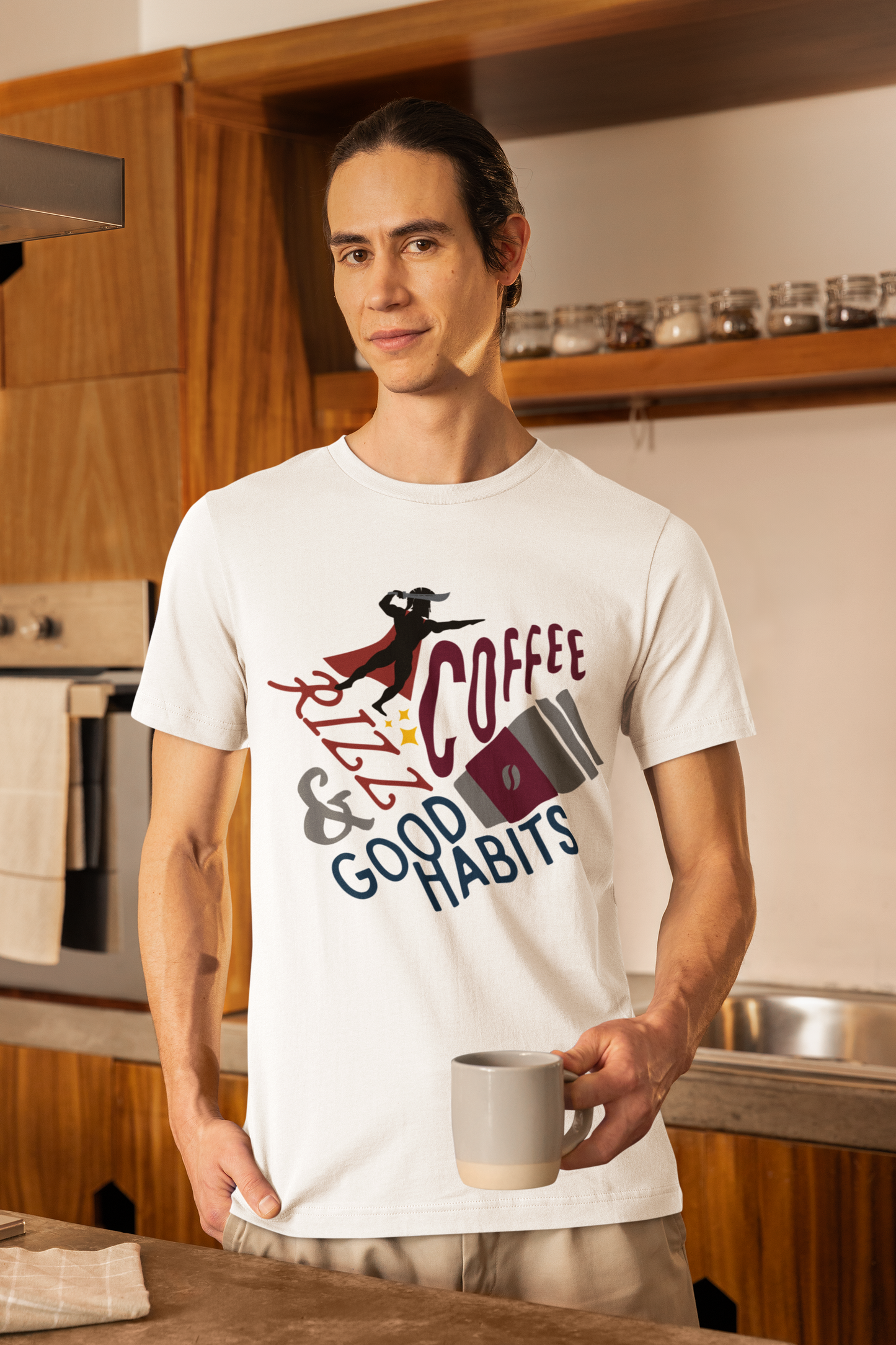 Coffee, rizz and good habits T-shirt