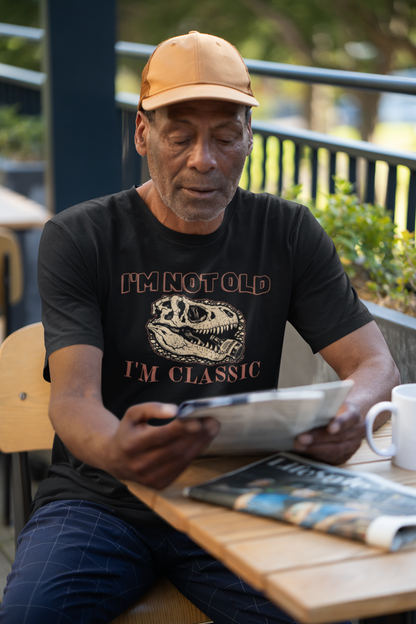 T-rex with bourbon T-shirt