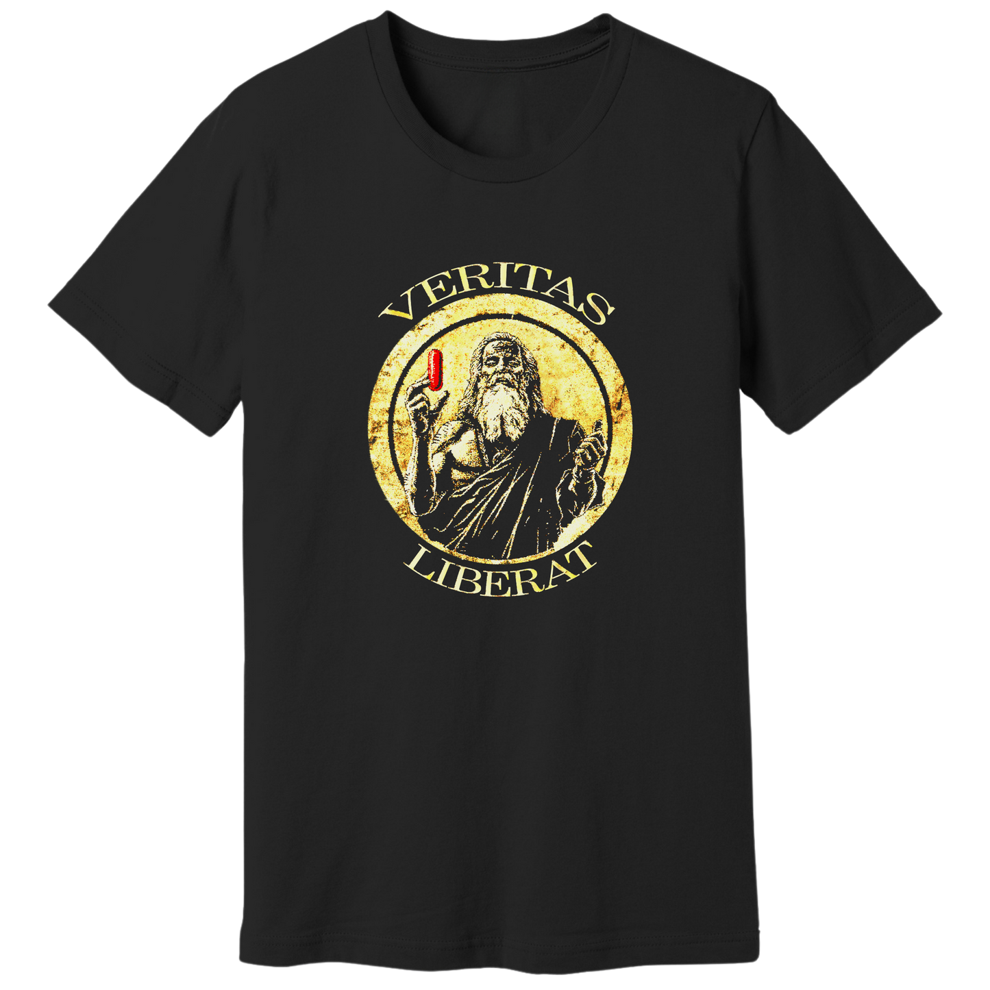 Truth liberates, red pill - T-shirt