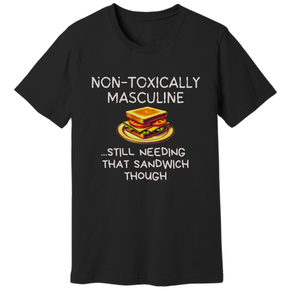 Non-toxically masculine T-shirt