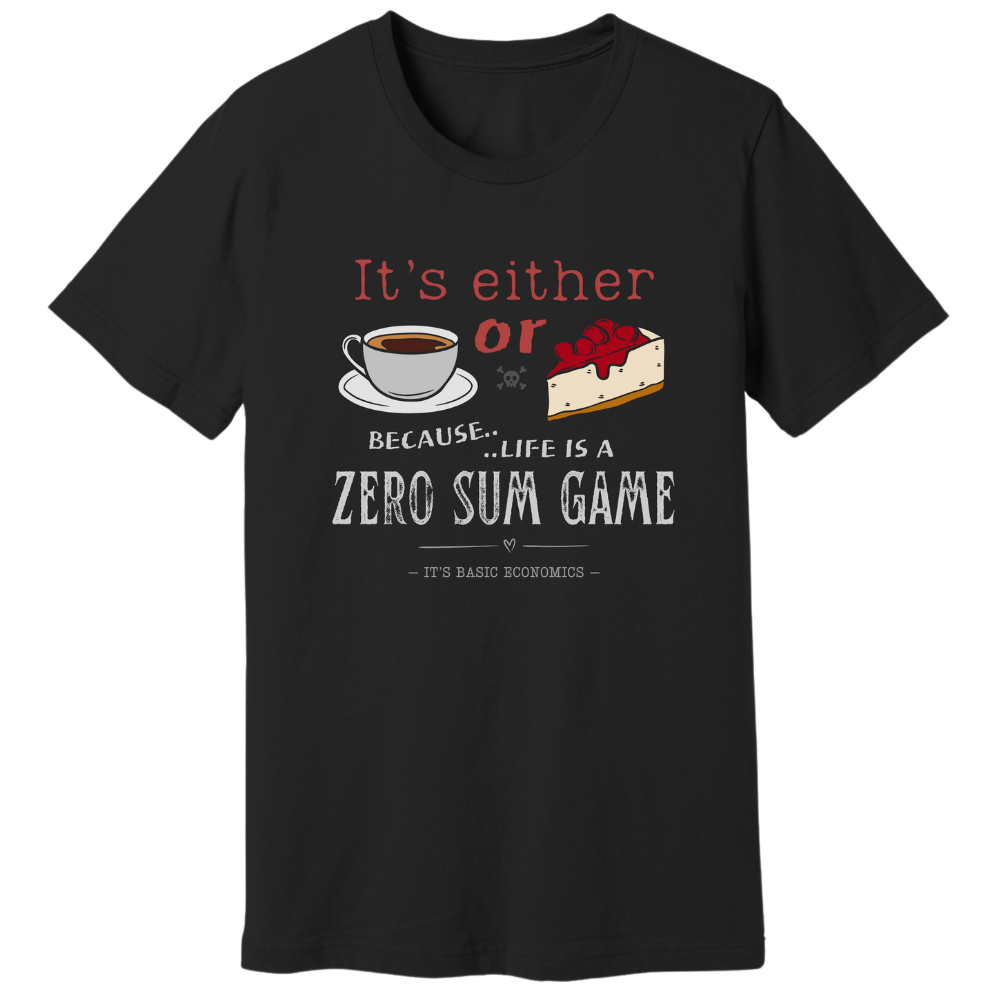 Coffee or cheesecake factory T-shirt