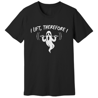 I lift, therefore I ghost - T-shirt