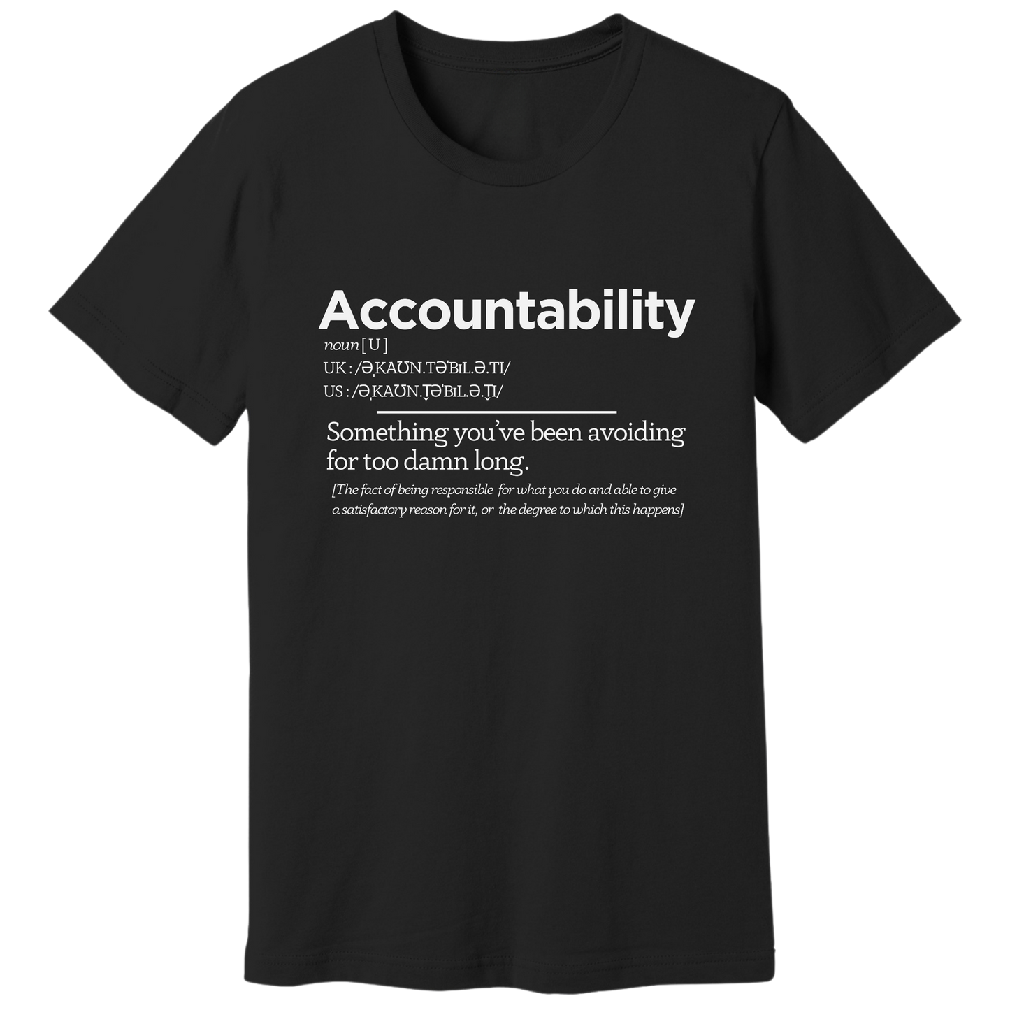 Accountability T-shirt