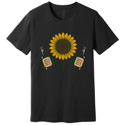 Sunflower holding whiskey T-shirt