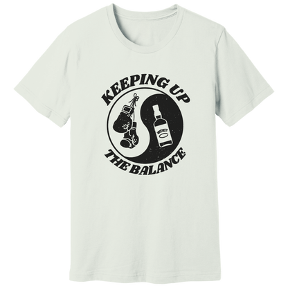 Ying yang, boxing and whiskey - T-shirt