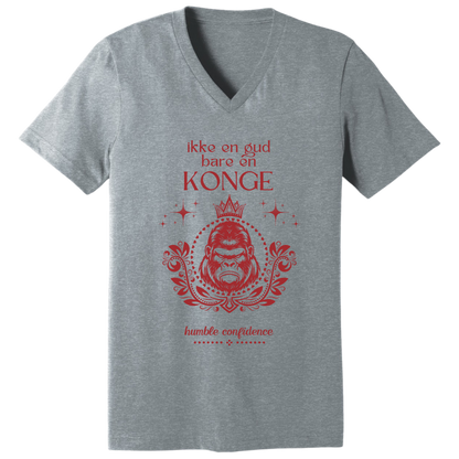 Not God just a King, in Norwegian - V-neck T-shirt