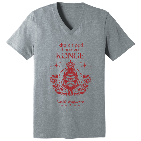 Not God just a King, in Norwegian - V-neck T-shirt