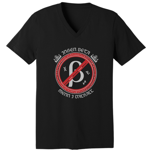No beta males allowed in Valhalla V-neck T-shirt