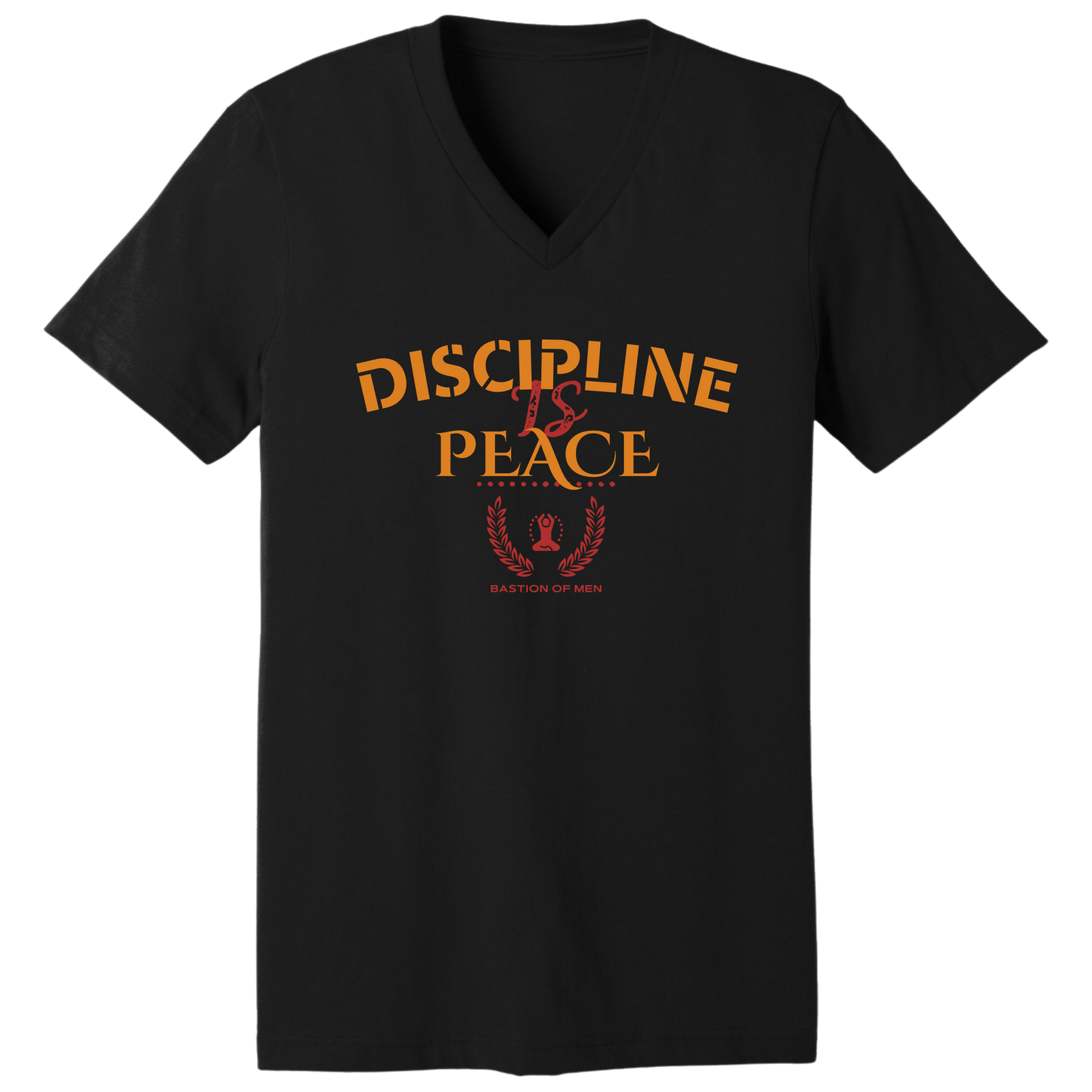 Discipline is peace V-neck T-shirt