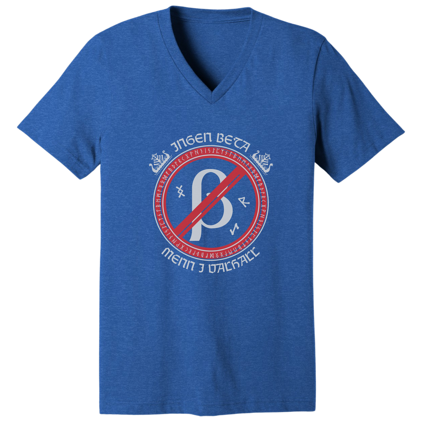 No beta males allowed in Valhalla V-neck T-shirt