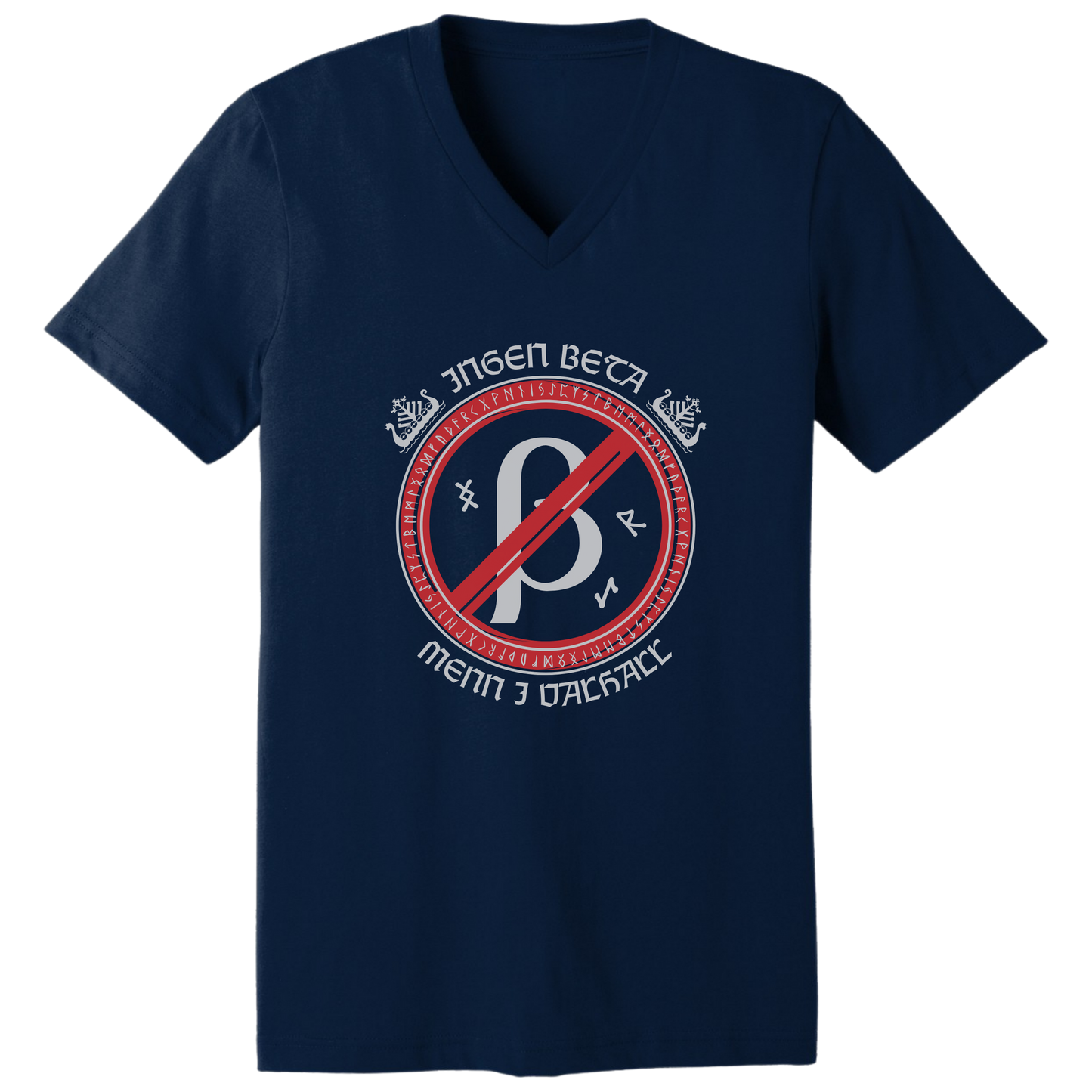 No beta males allowed in Valhalla V-neck T-shirt
