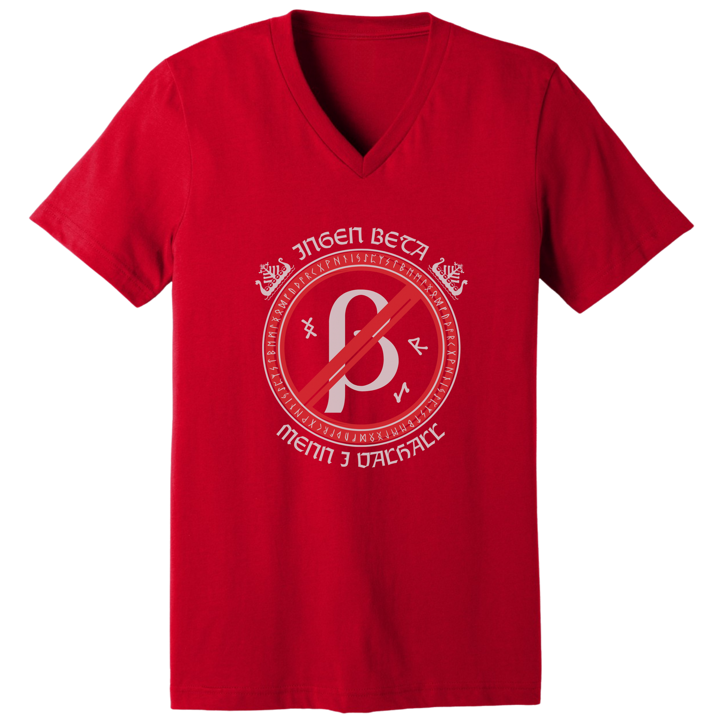 No beta males allowed in Valhalla V-neck T-shirt