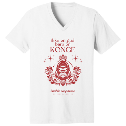 Not God just a King, in Norwegian - V-neck T-shirt