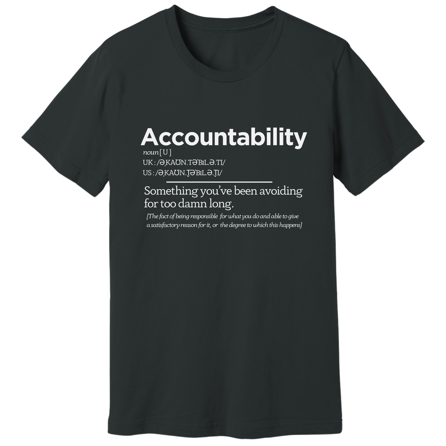 Accountability T-shirt