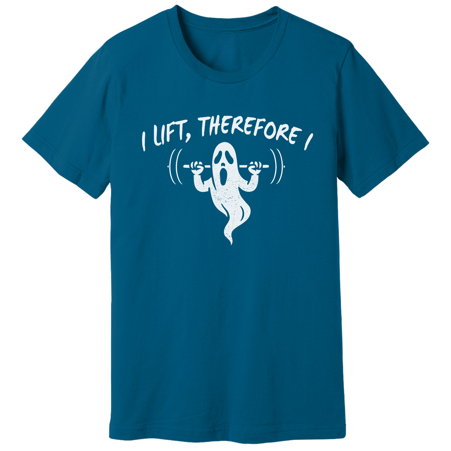 I lift, therefore I ghost - T-shirt