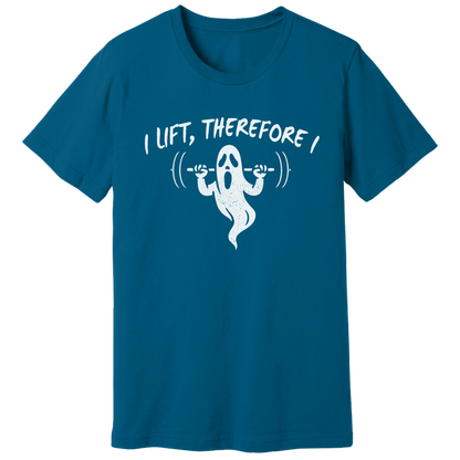 I lift, therefore I ghost - T-shirt