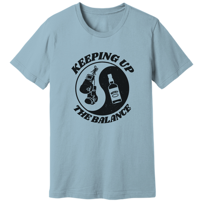 Ying yang, boxing and whiskey - T-shirt
