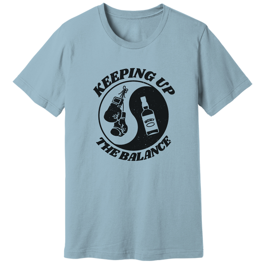 Ying yang, boxing and whiskey - T-shirt