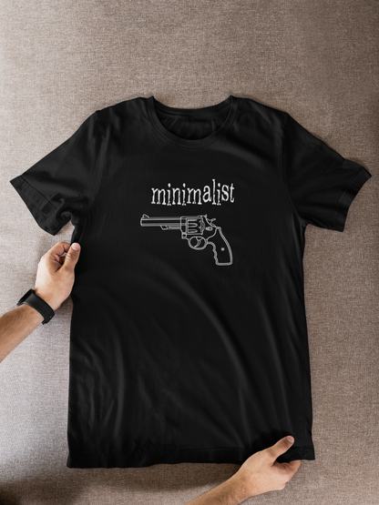 Minimalist revolver T-shirt