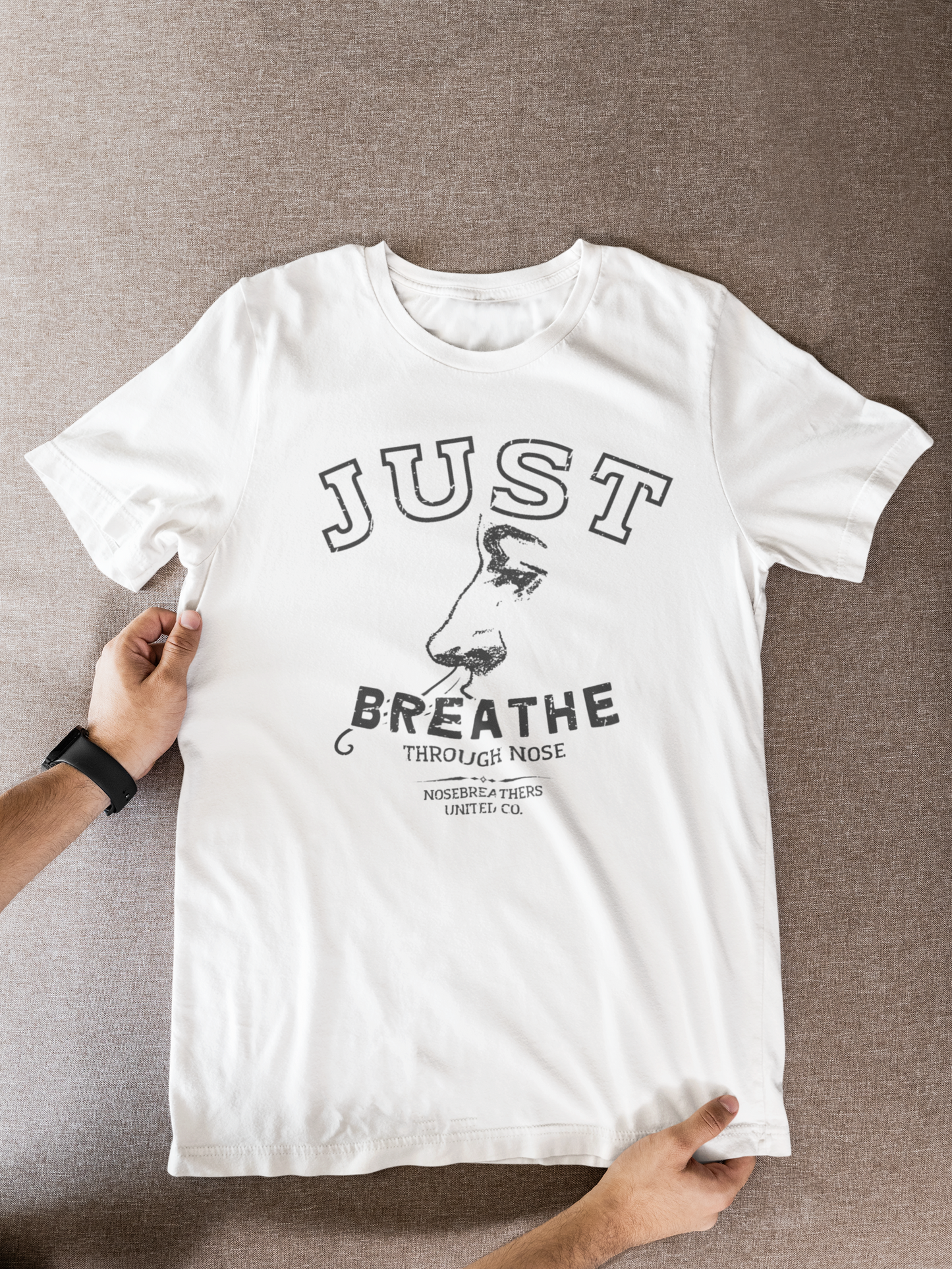 Just breathe through nose T-shirt