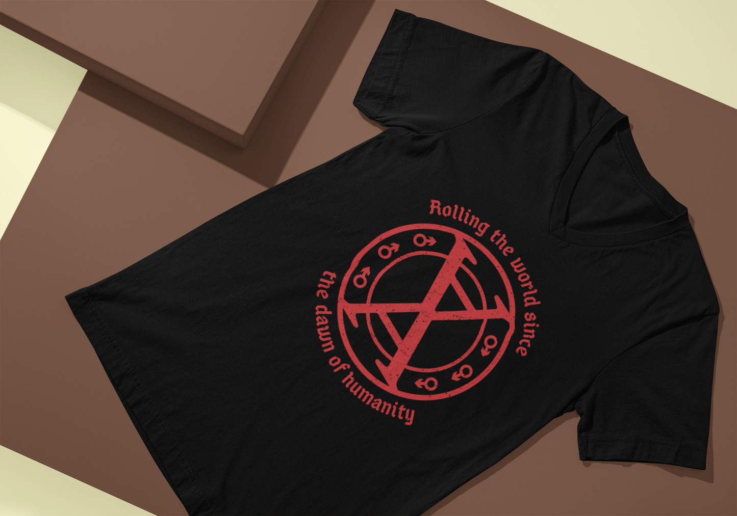 Rolling the world T-shirt