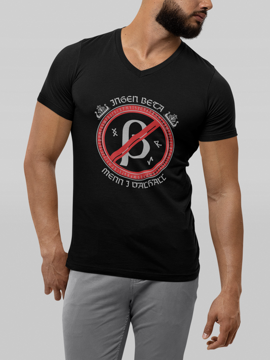 No beta males allowed in Valhalla V-neck T-shirt
