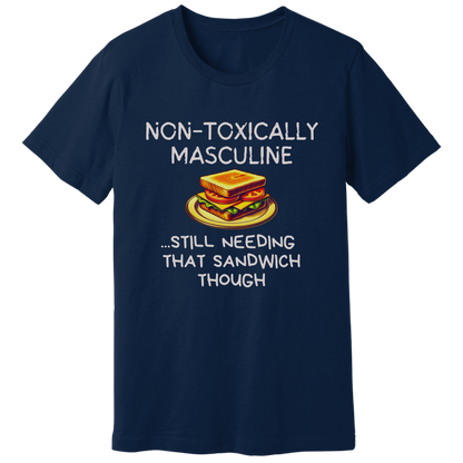 Non-toxically masculine T-shirt