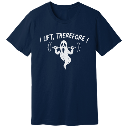 I lift, therefore I ghost - T-shirt