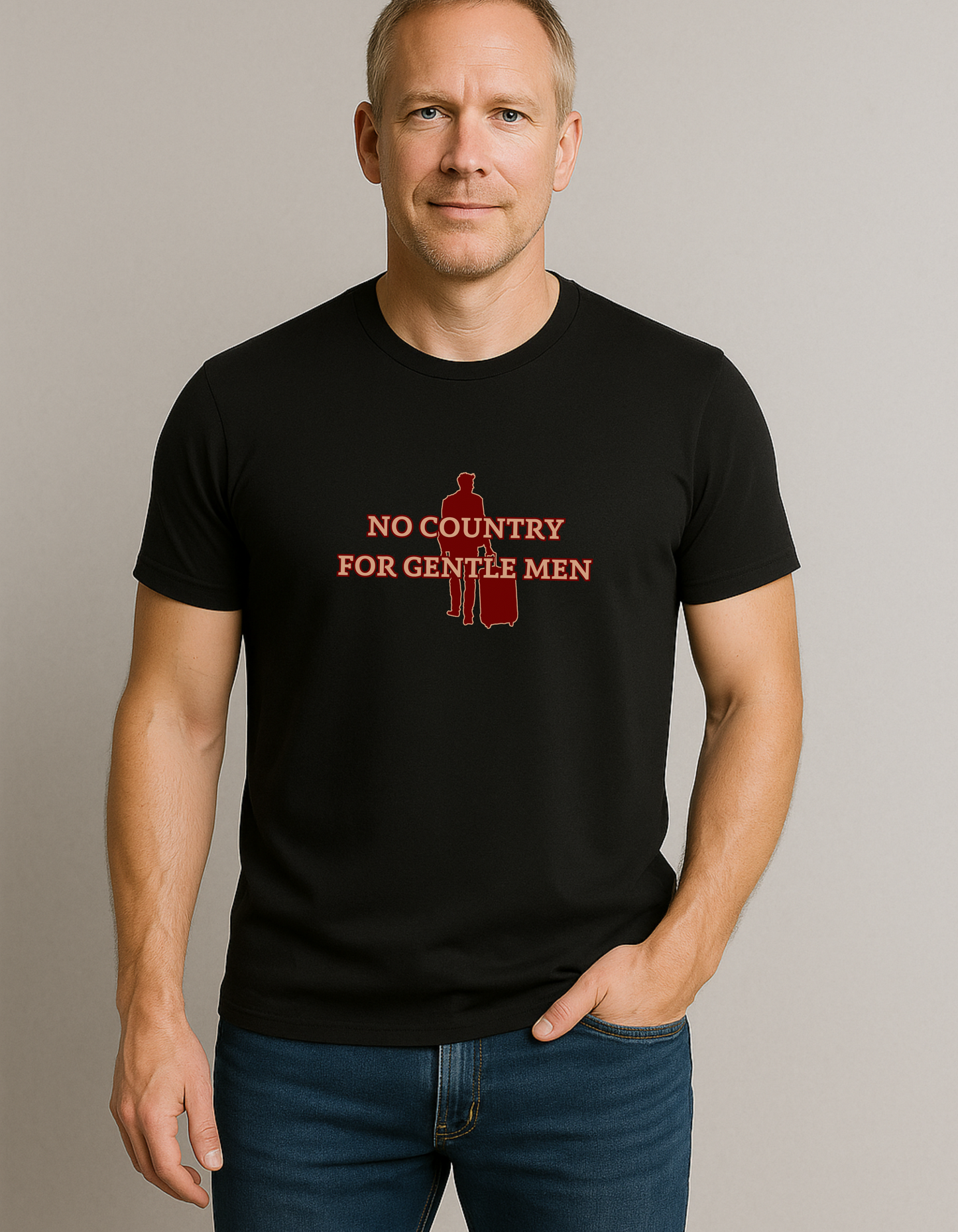 No country for gentle men T-shirt