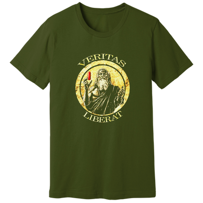 Truth liberates, red pill - T-shirt