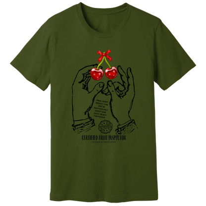 Cherries, certified fruit inspector - T-shirt