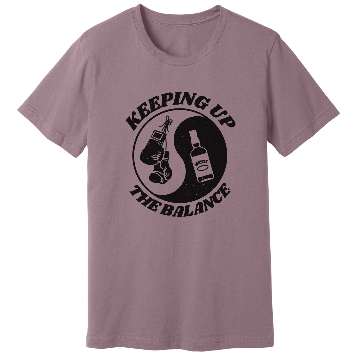 Ying yang, boxing and whiskey - T-shirt