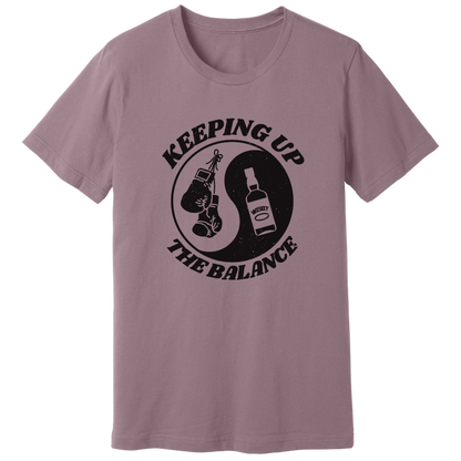 Ying yang, boxing and whiskey - T-shirt