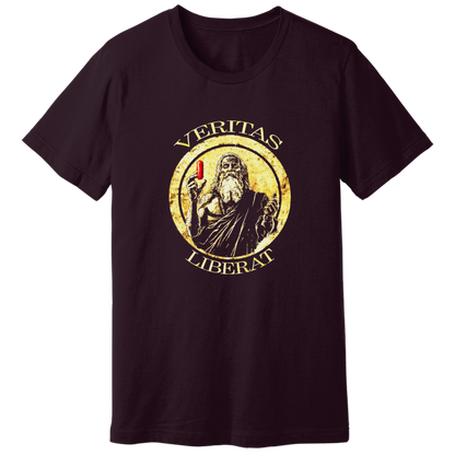 Truth liberates, red pill - T-shirt