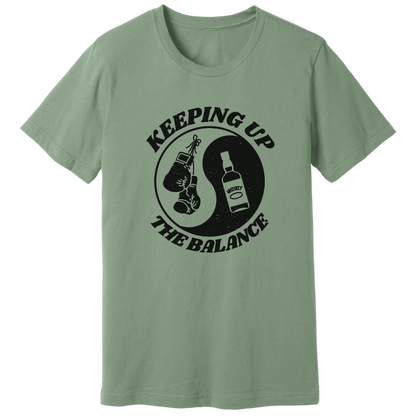 Ying yang, boxing and whiskey - T-shirt