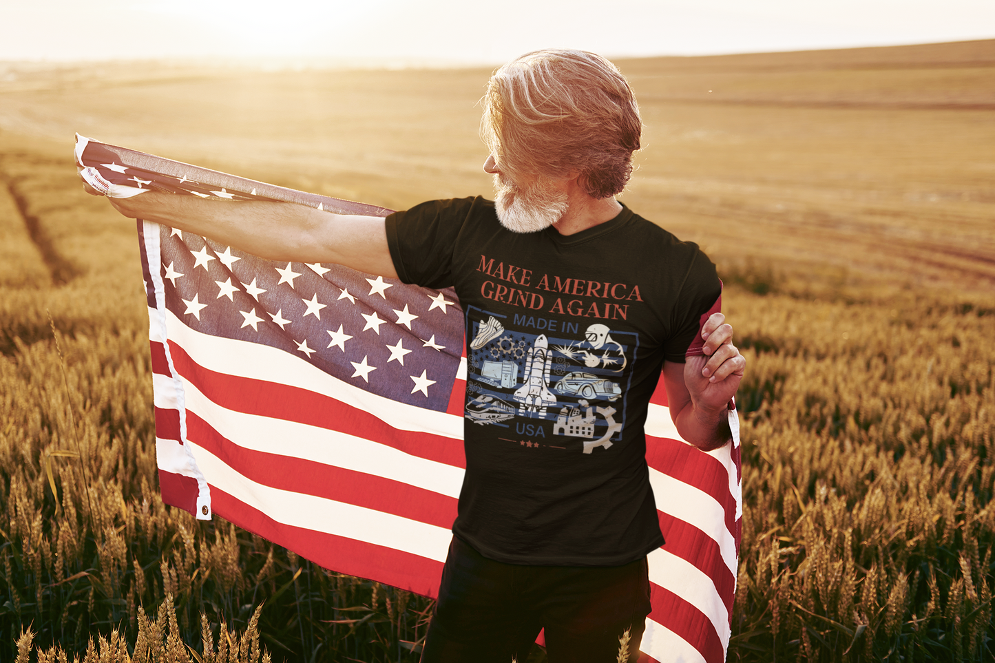 MAGA, Make America Grind Again - T-shirt
