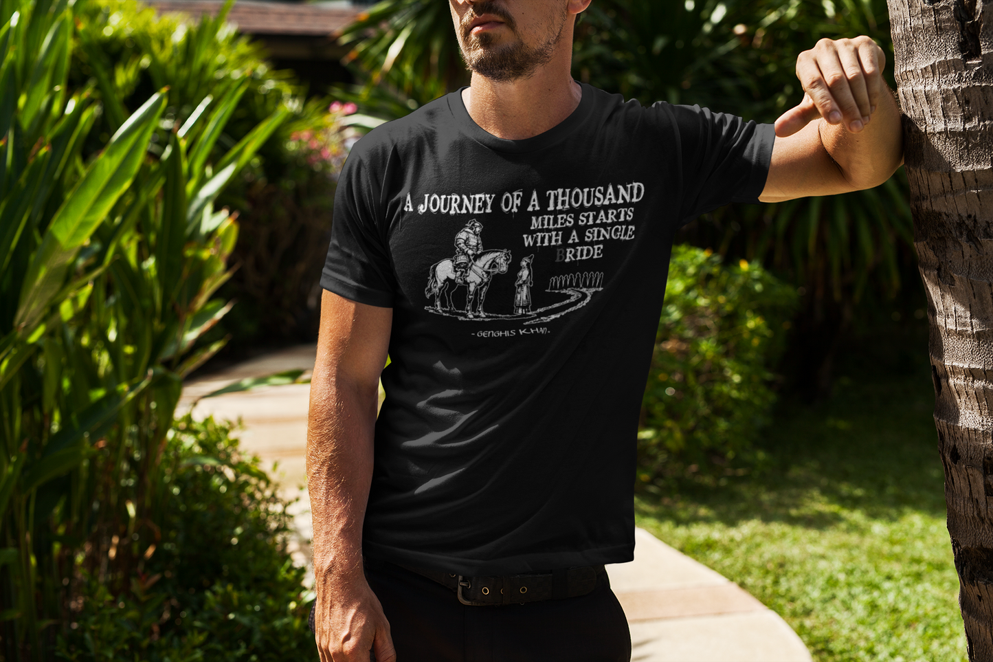 Genghis Khan's funny quote T-shirt