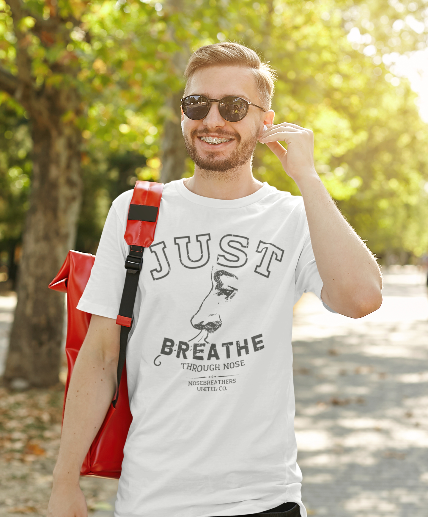 Just breathe through nose T-shirt