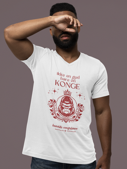 Not God just a King, in Norwegian - V-neck T-shirt