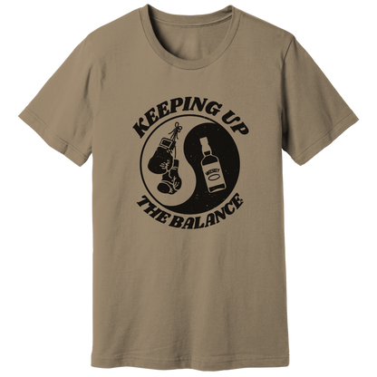 Ying yang, boxing and whiskey - T-shirt