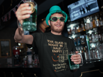 The bottle is half full T-shirt